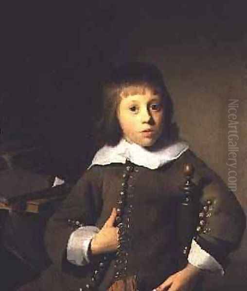 Portrait of a Young Boy Oil Painting by Isaac Luttichuys