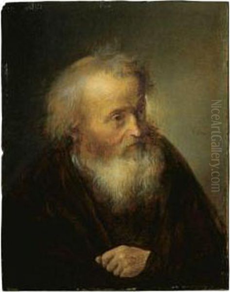 An Old Bearded Man Oil Painting by Gerrit Dou