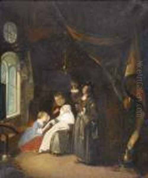 La Femme Hydropique Oil Painting by Gerrit Dou