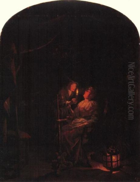 The Physician Oil Painting by Gerrit Dou