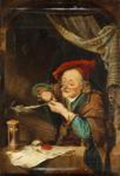 Der Notar Oil Painting by Gerrit Dou