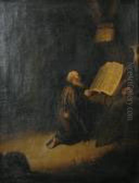 A Hermit In Prayer Oil Painting by Gerrit Dou