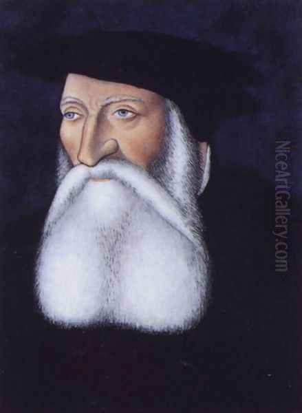 Portrait of Galiot de Genouillac 1546 Oil Painting by Leonard Limosin