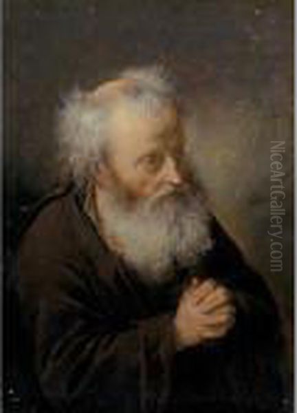 A Bearded Old Man Oil Painting by Gerrit Dou