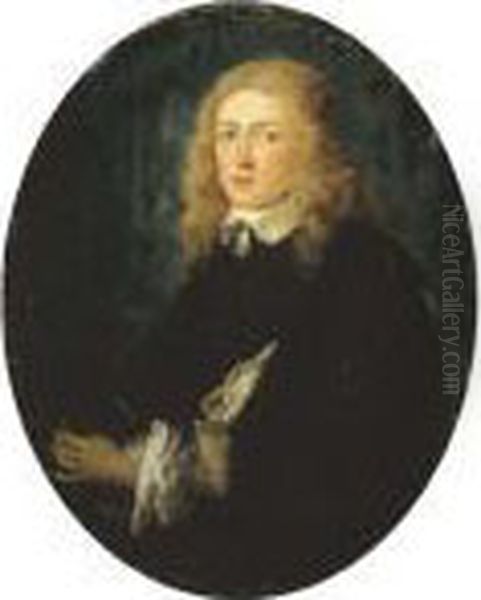 Portrait Of Dirck Van Beresteyn Oil Painting by Gerrit Dou