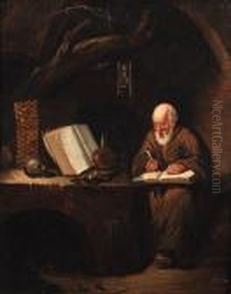 Saint Jerome Oil Painting by Gerrit Dou