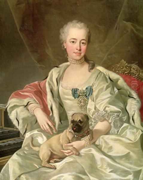 Princess Ekaterina Golitsyna 1720-91 1759 Oil Painting by Louis Michel van Loo