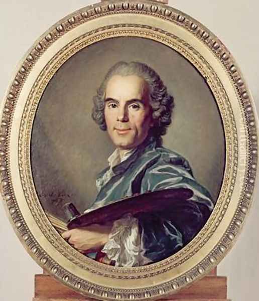 Joseph Vernet 1714-89 Oil Painting by Louis Michel van Loo