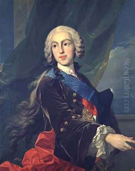 The Infante Philip of Bourbon Duke of Parma Oil Painting by Louis Michel van Loo