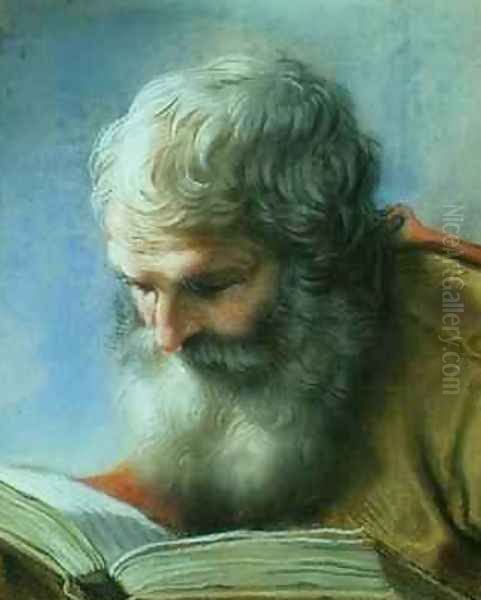 Head of an Apostle 2 Oil Painting by Benedetto Luti