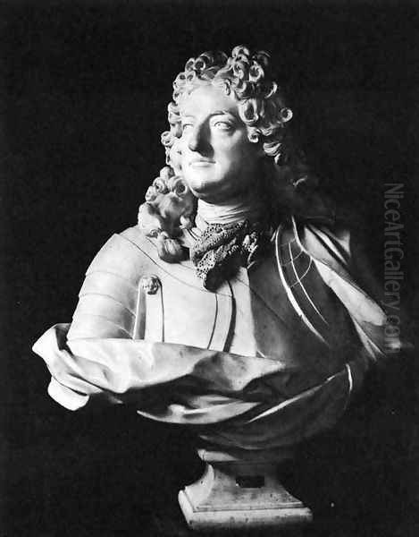 Bust of the Regent Oil Painting by Jean-Louis Lemoyne