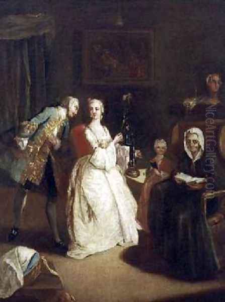 The Declaration of Love Oil Painting by Pietro Longhi