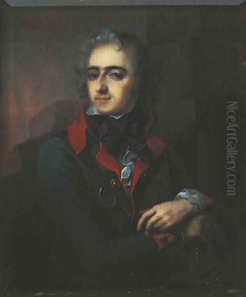 Prince Jozef Poniatowski Oil Painting by Wincenty de Lesseur