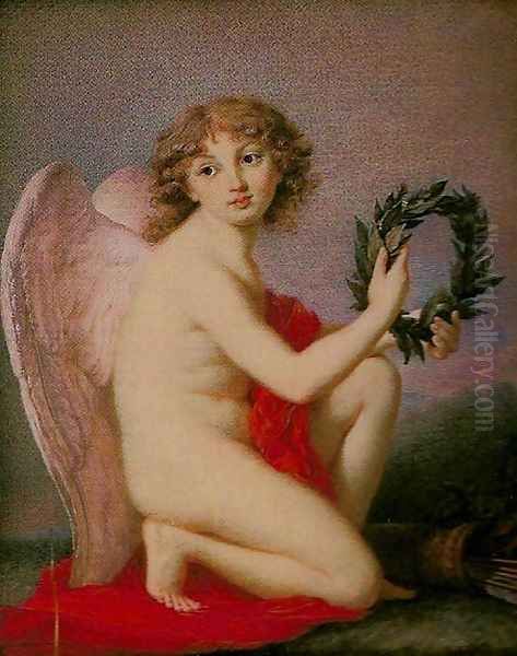 Prince Henryk Lubomirski as Cupid Oil Painting by Wincenty de Lesseur