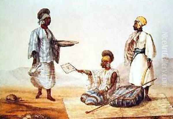 Negresses of Soudan Oil Painting by Captain George Francis Lyon