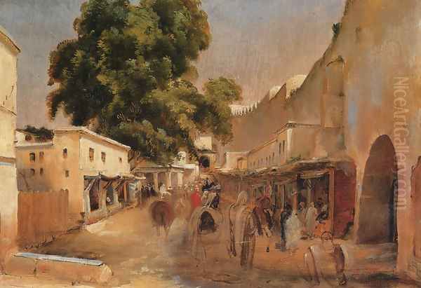 Algeria Oil Painting by Jean-Charles Langlois