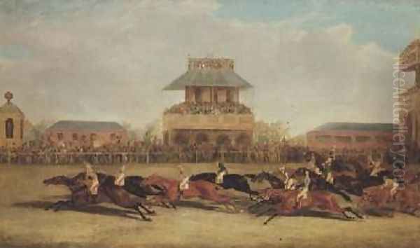 Rockingham beating Mussulman and Belshazzar Oil Painting by George Henry Laporte