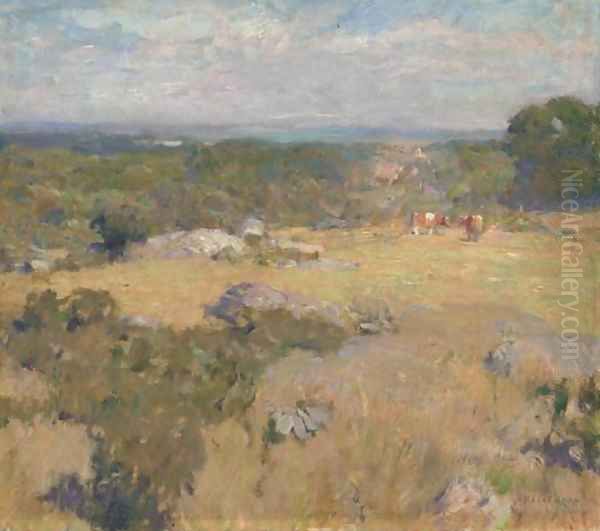 Autumn landscape Oil Painting by William Langson Lathrop