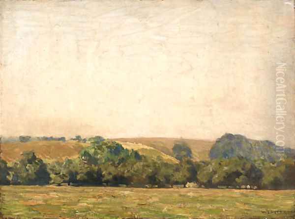 Hillsides Oil Painting by William Langson Lathrop