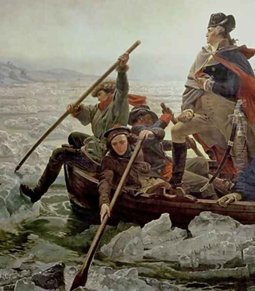 Washington Crossing the Delaware River 2 Oil Painting by Emanuel Gottlieb Leutze