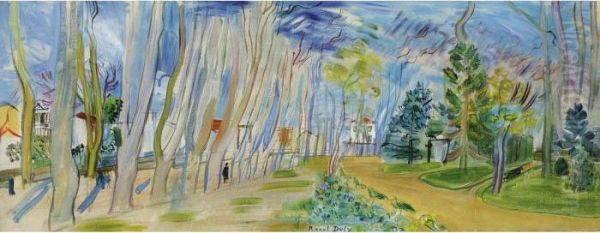 L'allee Oil Painting by Raoul Dufy