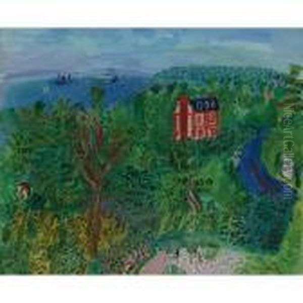 Villerville Oil Painting by Raoul Dufy