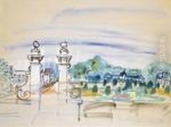 L'entree Du Chateau Oil Painting by Raoul Dufy