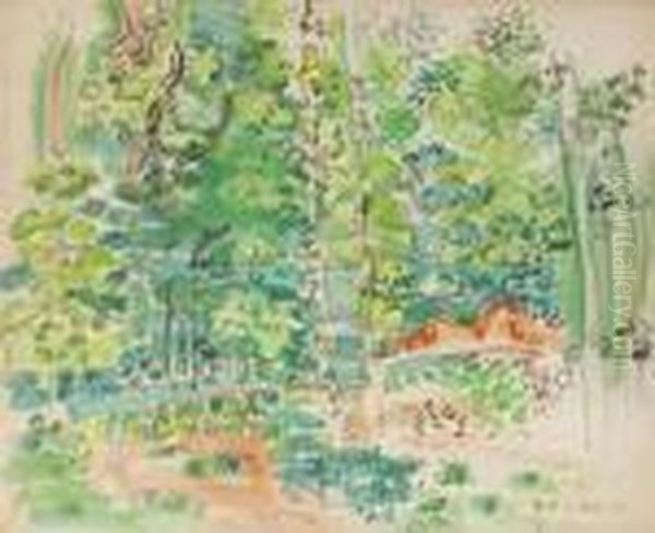 La Foret De Belleme Oil Painting by Raoul Dufy