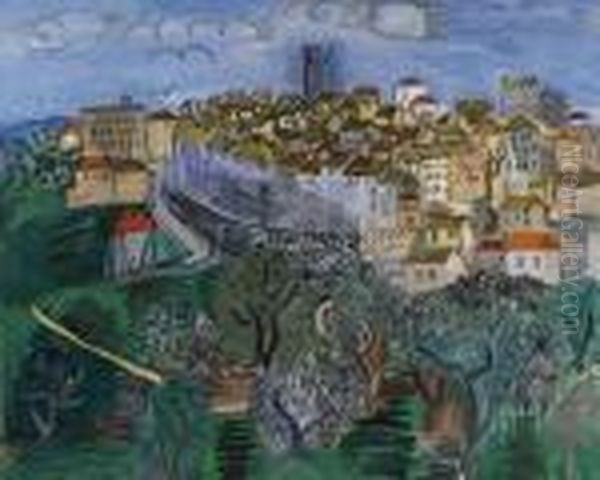 Vence Oil Painting by Raoul Dufy