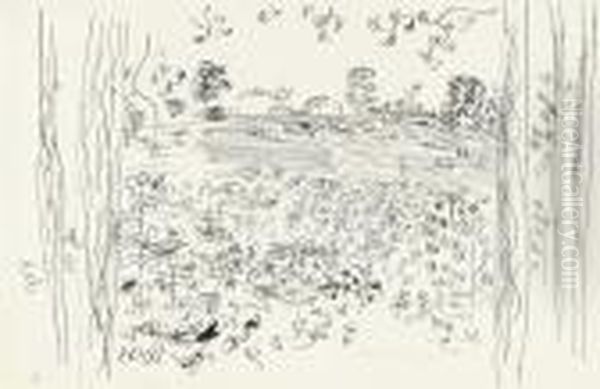 Campagne Normande (vaches Dans Un Pre) Oil Painting by Raoul Dufy