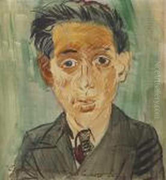 Portrait D'homme Oil Painting by Raoul Dufy