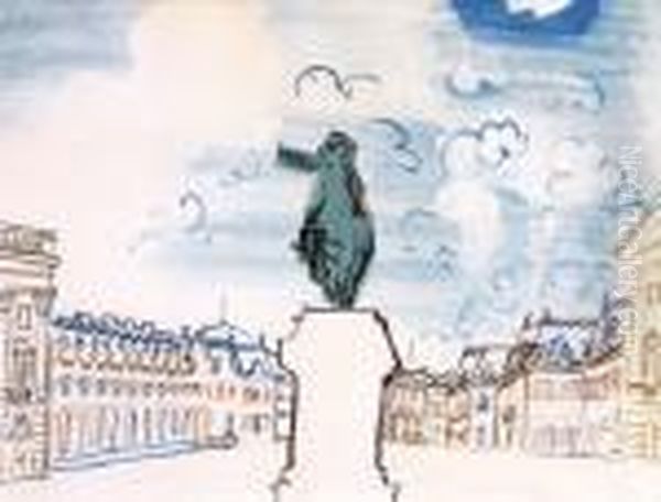 Chateau De Versailles Oil Painting by Raoul Dufy