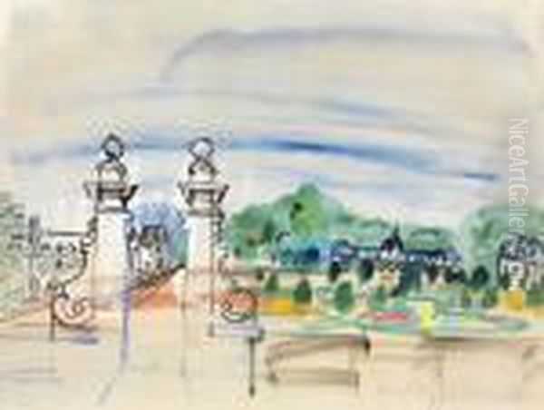 Entre Du Chateau Oil Painting by Raoul Dufy