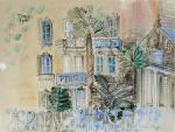 Pension A Nice Oil Painting by Raoul Dufy