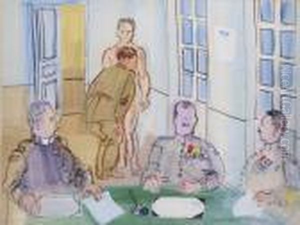 Le Conseil De Revision by Raoul Dufy