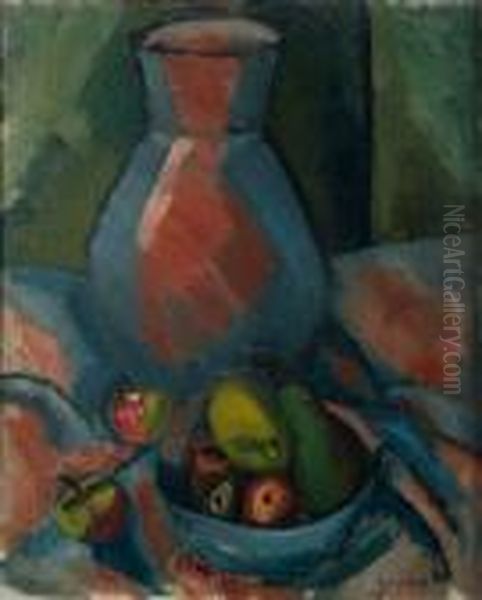 Nature Morte A La Cruche Oil Painting by Raoul Dufy