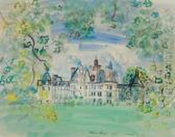 Le Chateau De Chambord Oil Painting by Raoul Dufy