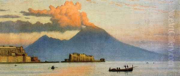 Vesuvius Before Eruption Oil Painting by Ernest Wadsworth Longfellow