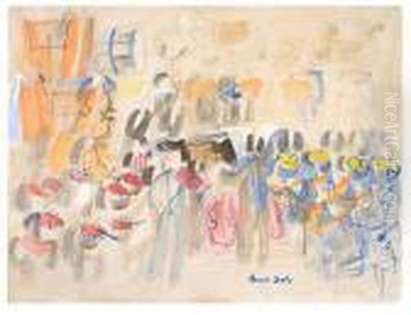 Orchester Oil Painting by Raoul Dufy