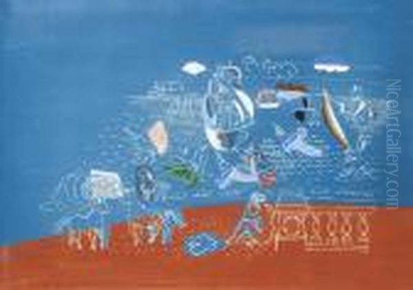 La Mer Oil Painting by Raoul Dufy