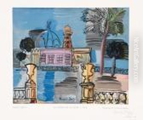 Le Casino De La Jetee A Nice Oil Painting by Raoul Dufy