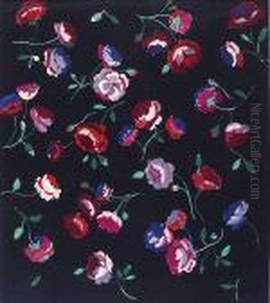 Lesroses Oil Painting by Raoul Dufy