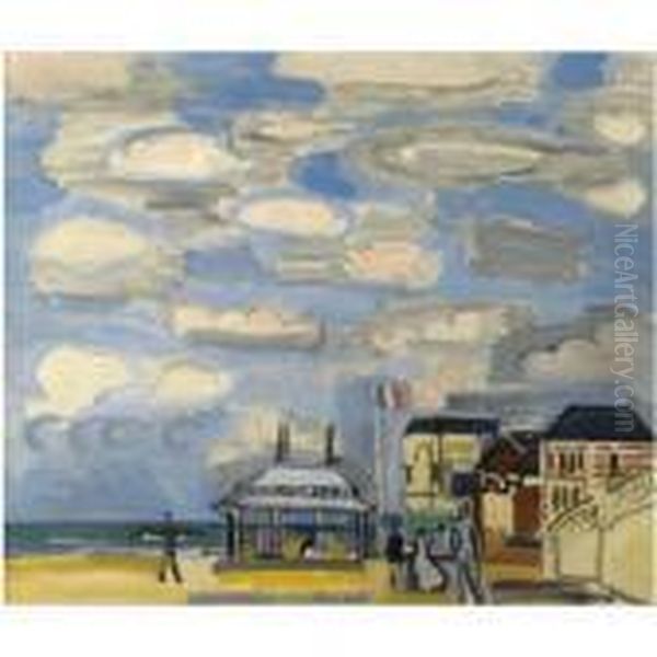 Trouville Oil Painting by Raoul Dufy