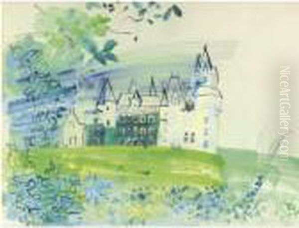 Le Chteau Dans Le Parc Oil Painting by Raoul Dufy