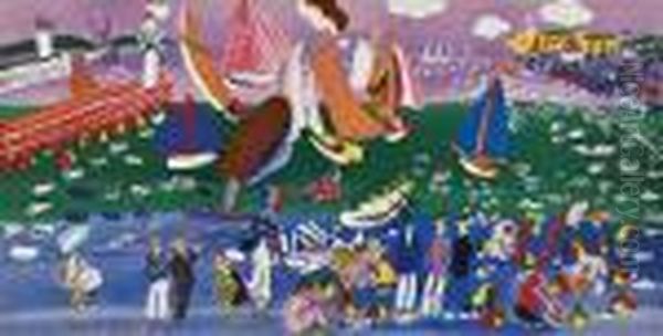 La Baie De Saint Adresse Oil Painting by Raoul Dufy