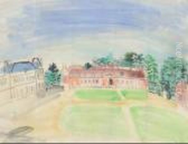 Chateau Du Haras Du Pin Oil Painting by Raoul Dufy