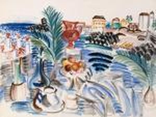 Nature Morte En Sicile Oil Painting by Raoul Dufy