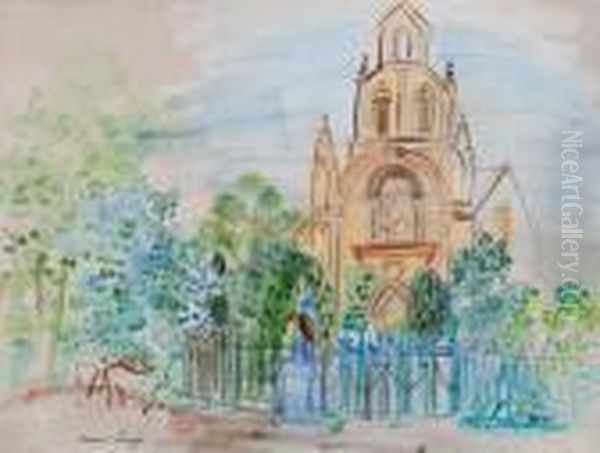 La Chapelle Oil Painting by Raoul Dufy