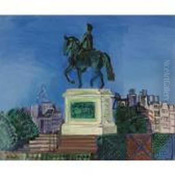 Le Vert Galant Oil Painting by Raoul Dufy