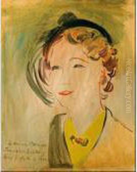 Madame Maroger Oil Painting by Raoul Dufy